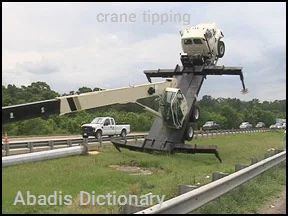 crane tipping